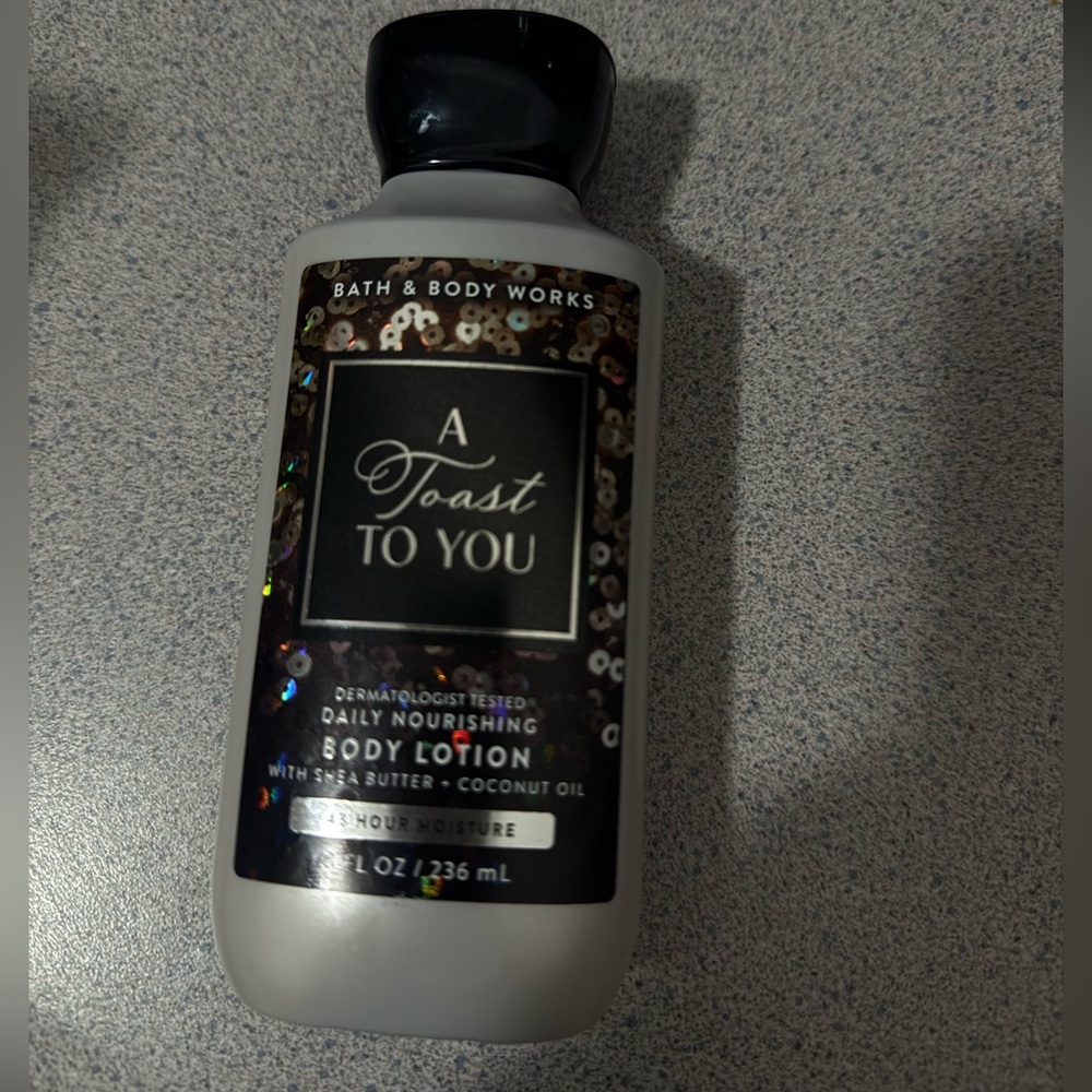 Bath & Body Works A Toast to You Body Lotion - Black and Cream (unused)
